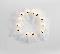Lit Ghosts Wreath